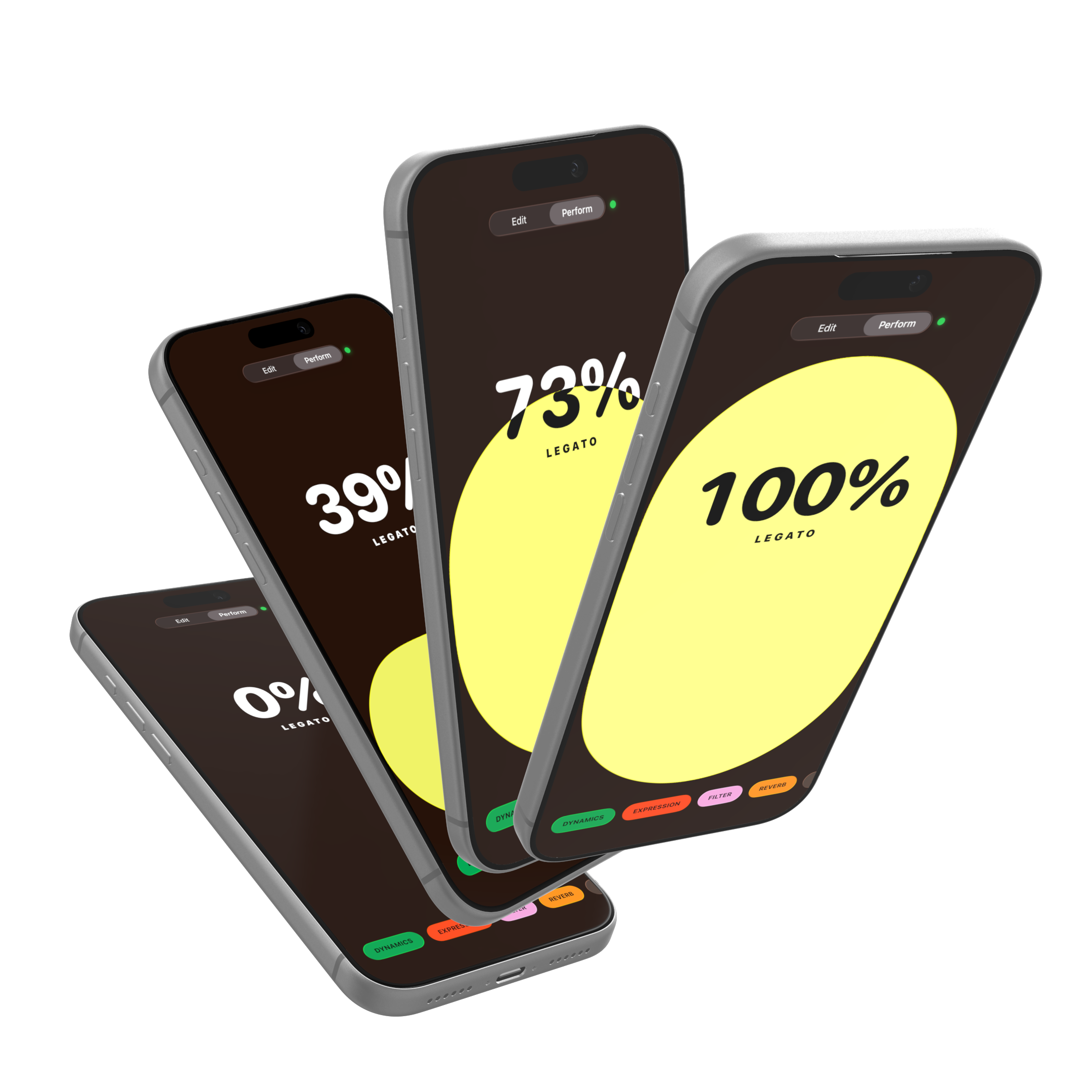 NueCtrl App Interface on iPhone